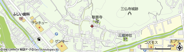 岐阜県高山市三福寺町124周辺の地図