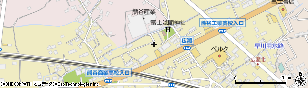 埼玉県熊谷市広瀬109周辺の地図