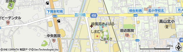 バロー高山店　株式会社ケア高山介護相談所周辺の地図