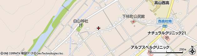 岐阜県高山市下林町170周辺の地図