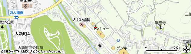 岐阜県高山市三福寺町388周辺の地図