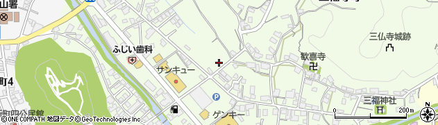 岐阜県高山市三福寺町451周辺の地図