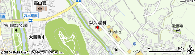 岐阜県高山市三福寺町402周辺の地図