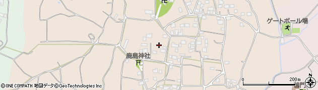 茨城県土浦市本郷周辺の地図