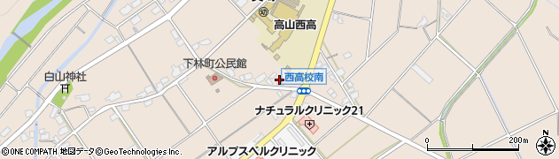 岐阜県高山市下林町347周辺の地図
