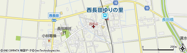 西長田周辺の地図