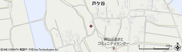 茨城県結城郡八千代町芦ケ谷86周辺の地図