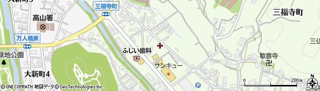 岐阜県高山市三福寺町411周辺の地図