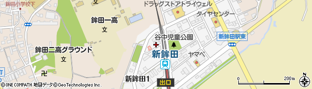ますや新駅前店周辺の地図