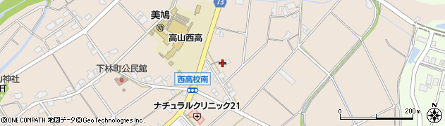 岐阜県高山市下林町876周辺の地図