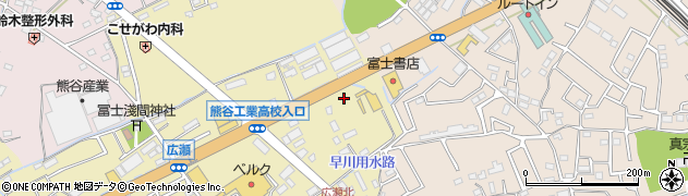 埼玉県熊谷市広瀬168周辺の地図