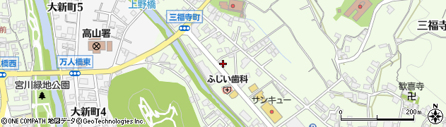 岐阜県高山市三福寺町576周辺の地図
