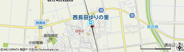 西長田ゆりの里駅周辺の地図