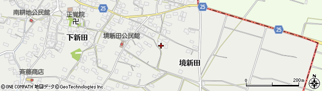 長野県松本市今井境新田周辺の地図