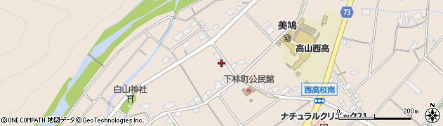 岐阜県高山市下林町185周辺の地図