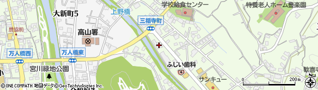 岐阜県高山市三福寺町590周辺の地図