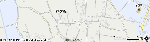 茨城県結城郡八千代町芦ケ谷519周辺の地図