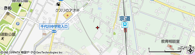 茨城県下妻市宗道179周辺の地図