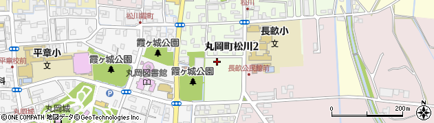 福井県坂井市丸岡町松川2丁目周辺の地図