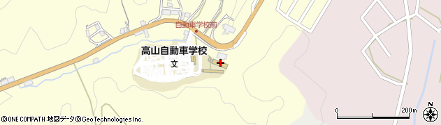 高山自動車学校周辺の地図