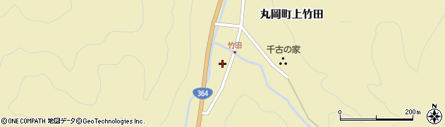 福井県坂井市丸岡町上竹田10周辺の地図