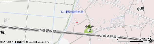 埼玉県熊谷市小島338周辺の地図