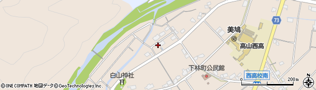 岐阜県高山市下林町205周辺の地図
