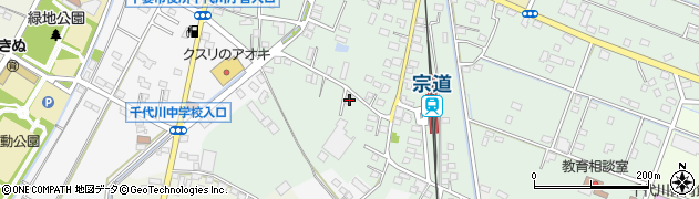 茨城県下妻市宗道110周辺の地図
