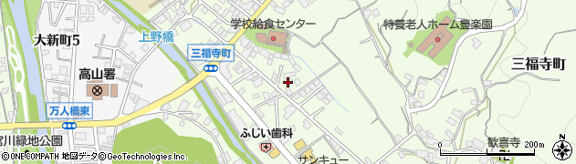 岐阜県高山市三福寺町423周辺の地図