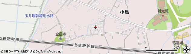 埼玉県熊谷市小島377周辺の地図
