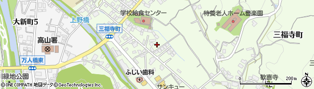 岐阜県高山市三福寺町489周辺の地図