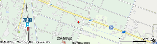 茨城県下妻市宗道427周辺の地図