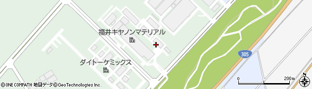 福井キヤノンマテリアル株式会社周辺の地図