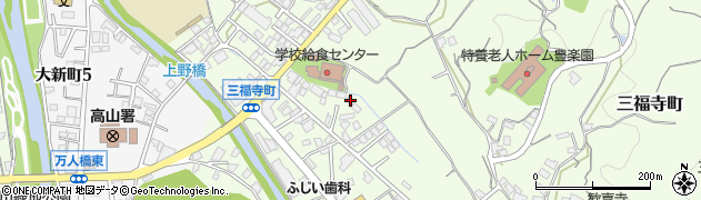 岐阜県高山市三福寺町492周辺の地図