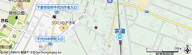 茨城県下妻市宗道155周辺の地図