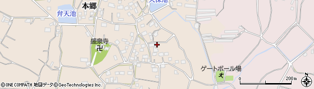 茨城県土浦市本郷1605周辺の地図