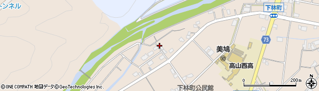 岐阜県高山市下林町232周辺の地図