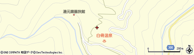 長野県松本市安曇（白骨）周辺の地図