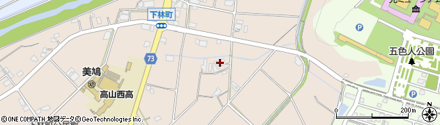 岐阜県高山市下林町840周辺の地図
