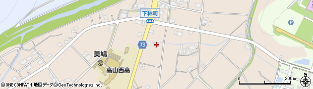 岐阜県高山市下林町898周辺の地図