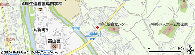 岐阜県高山市三福寺町538周辺の地図