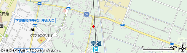 茨城県下妻市宗道55周辺の地図