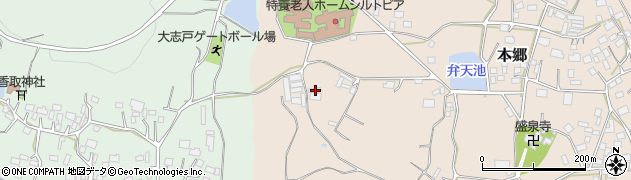茨城県土浦市本郷1463周辺の地図