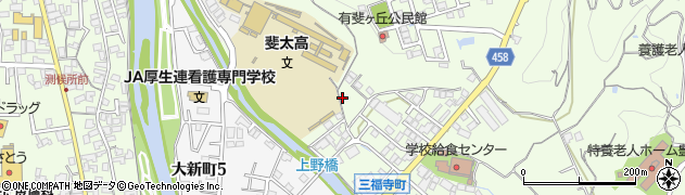 岐阜県高山市三福寺町659周辺の地図
