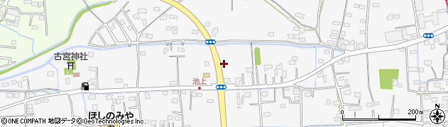埼玉県熊谷市池上周辺の地図