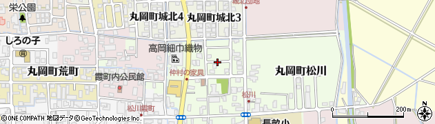 福井県坂井市丸岡町松川1丁目周辺の地図