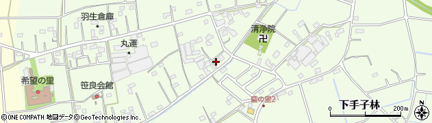 埼玉県羽生市下手子林2278周辺の地図