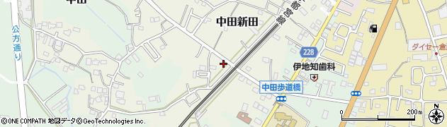 茨城県古河市中田新田98周辺の地図