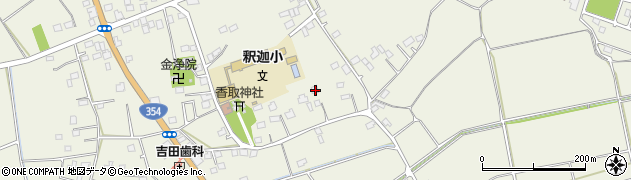 茨城県古河市釈迦250周辺の地図