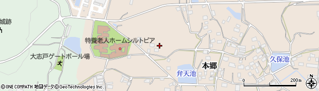 茨城県土浦市本郷1700周辺の地図